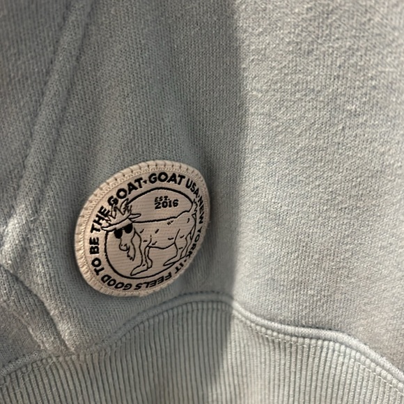 Goat USA light blue hoodie - Picture 5 of 9